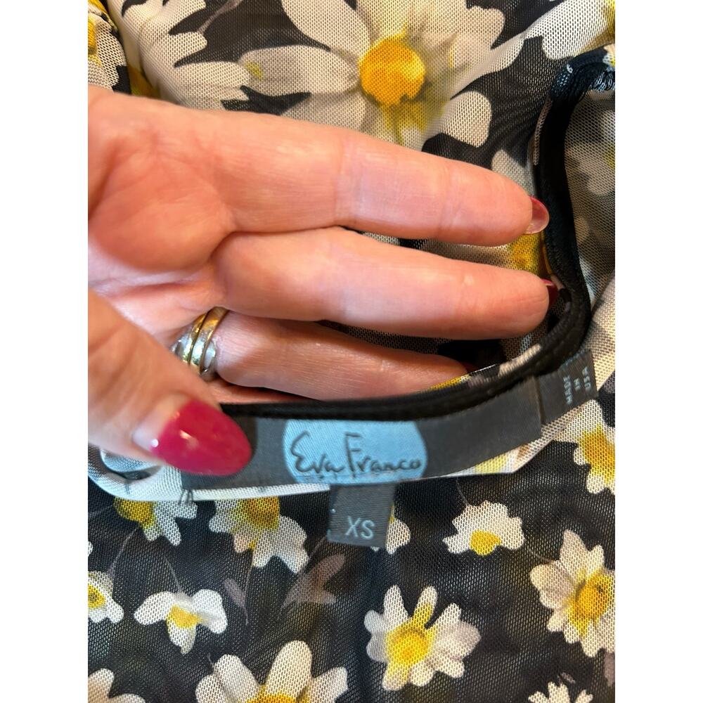 Anthropologie Eva Franco Daisy Floral Top - Size XS - Picture 14 of 15